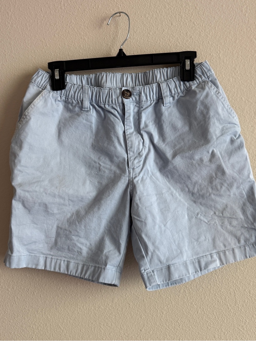chubbies Light Blue Casual Shorts with Blue Label